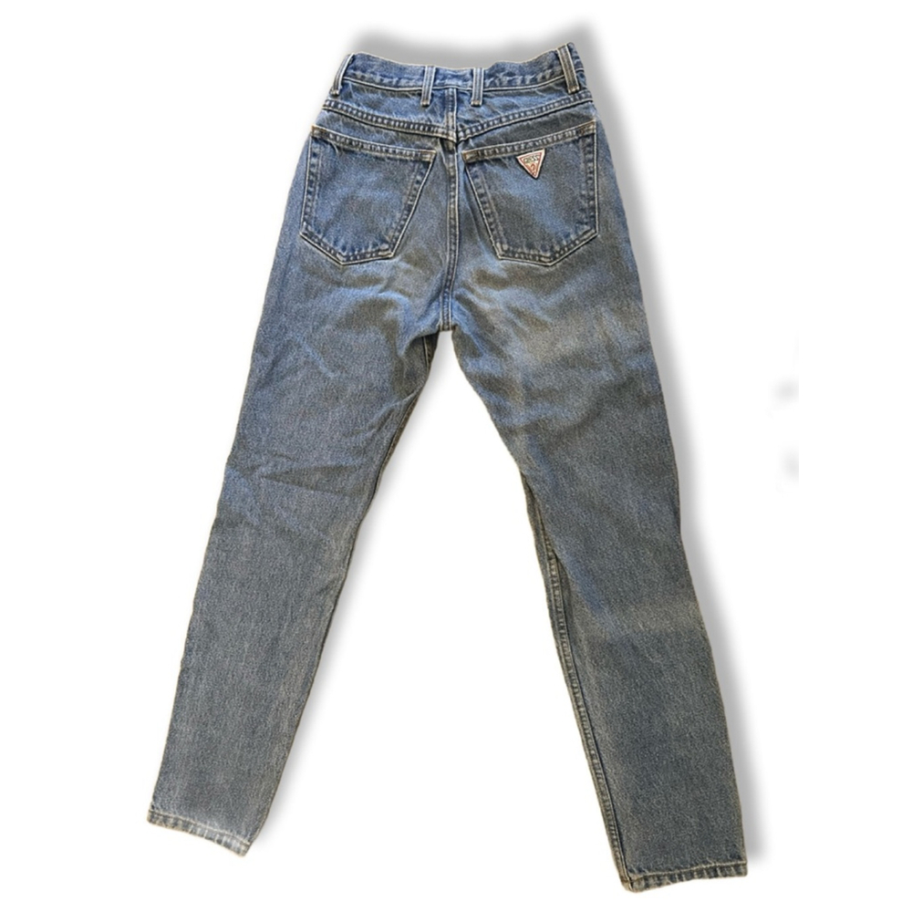 Vintage 80s Guess Jeans Georges Marciano 23x28 Cut 28397 USA High Rise Tapered F